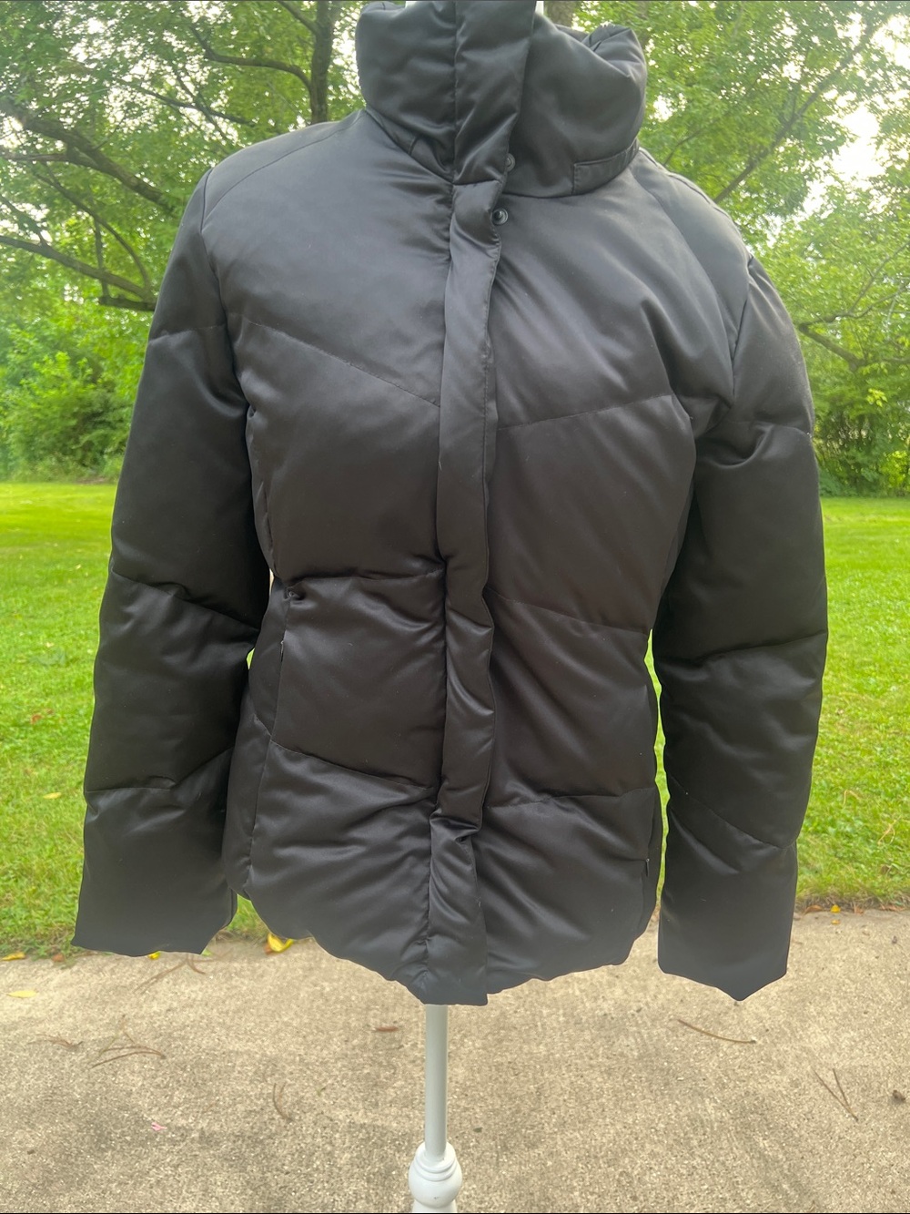 Calvin Klein Down Filled Fleece Lined Puffer Jacket Black Women's Medium